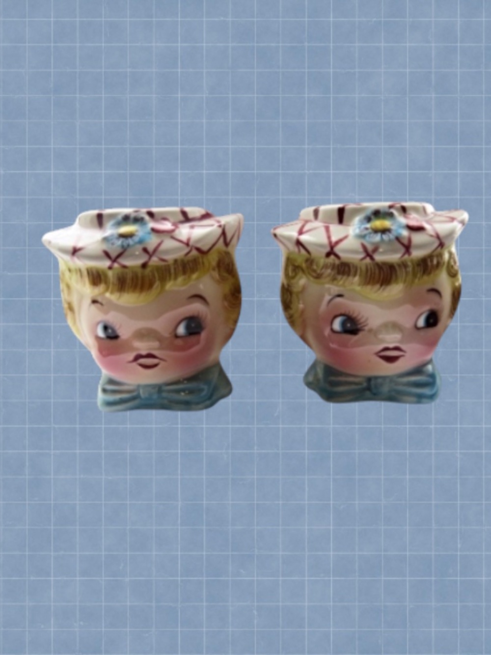 Vintage Lefton Miss Dainty Salt & Pepper Shakers